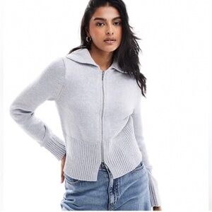 NEW Abercrombie & Fitch Zip-Up Cardigan